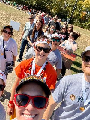 Some of Team O H M O at the 2025 Walk